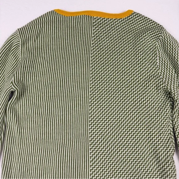 Anthropologie x Dolan Left Coast Sierra Green Lounge Set Top Striped Knit XS EUC - Picture 13 of 13